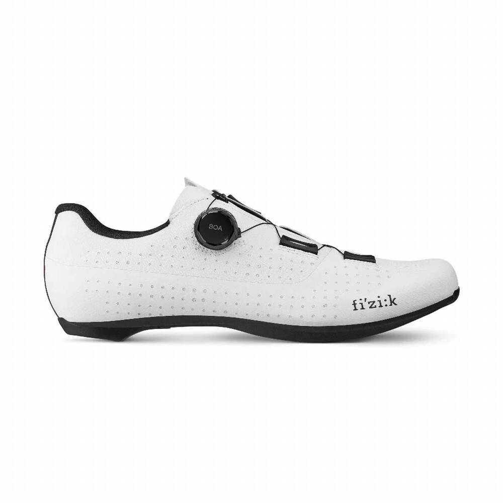 NEW FIZIK unisex tempo overcurve r4 cycling shoes in white/black